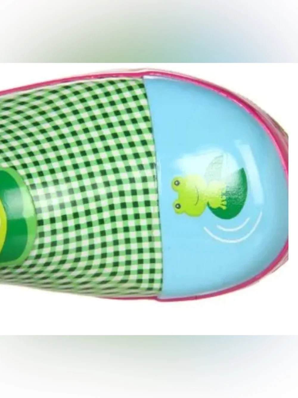🐸🦜⛅️🛁🚿so cute Western Chief Pink and Green Kids Rain Boots with Animal Print